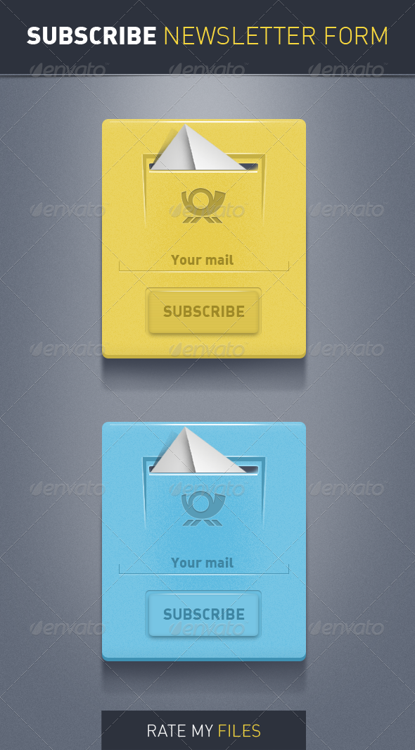 Subscribe Newsletter Forms - Forms Web Elements
