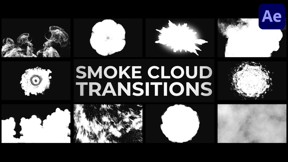 Smoke Cloud Transitions for After Effects