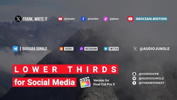 Lower Thirds for Social Media | Final Cut Pro