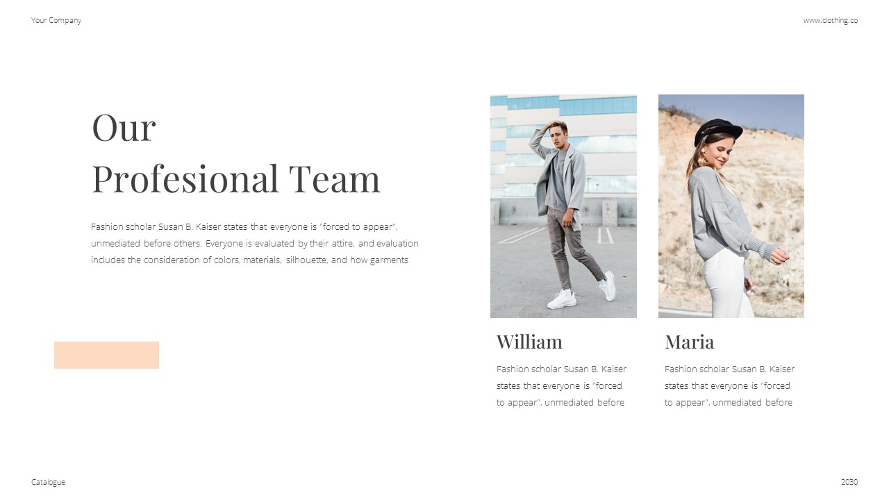 Clothing Presentation Template, Presentation Templates | GraphicRiver