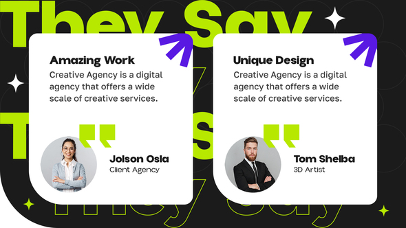 Creative Agency Slides Promo