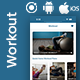Ionic Fitness Workout App Template in Ionic FitWithMe