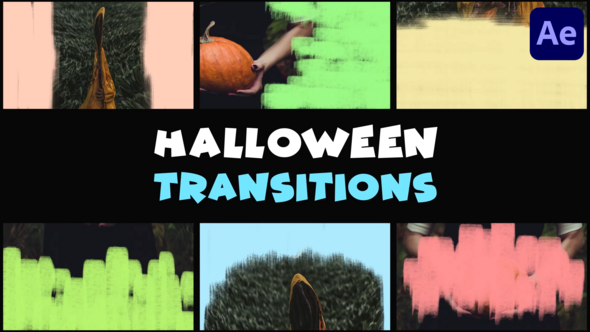 Halloween Transitions | After Effects Elements template preview