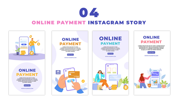 Mobile Payment Platform Animation Instagram Story