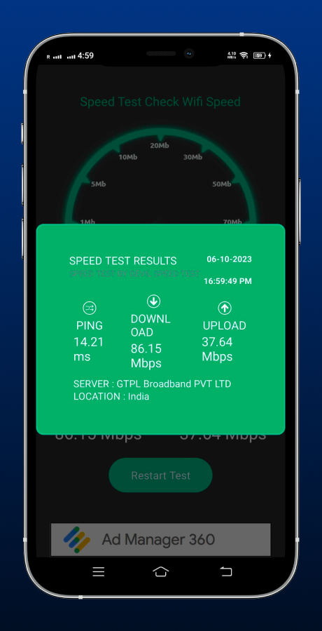 WiFi Analyzer-WiFi Test - Internet Speed Tester - Admob - Android App ...