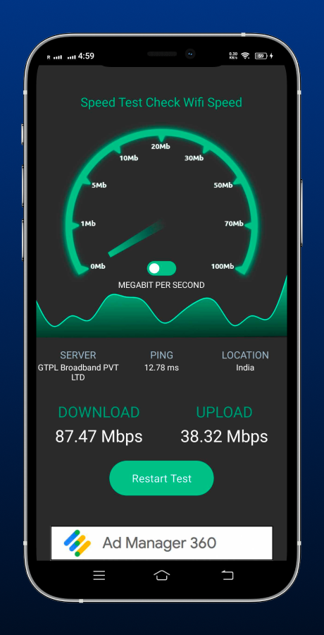 WiFi Analyzer-WiFi Test - Internet Speed Tester - Admob - Android App ...