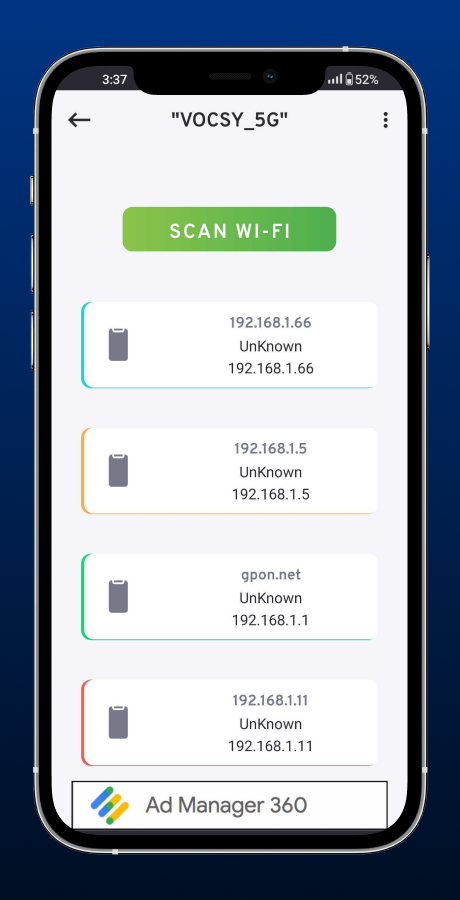 WiFi Analyzer-WiFi Test - Internet Speed Tester - Admob - Android App ...
