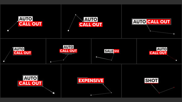 Auto Call Out Titles Elements template preview
