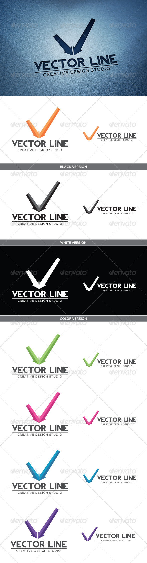 Vector Line - Letters Logo Templates