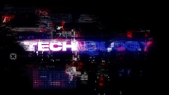 Title Glitch Titles template preview