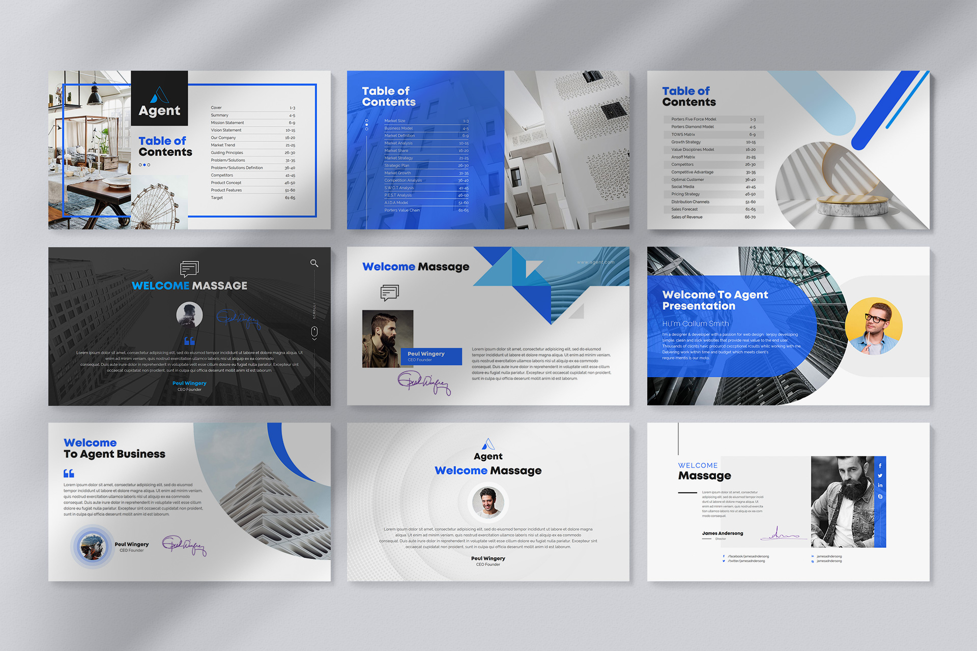 Business PowerPoint Presentation Template, Presentation Templates ...