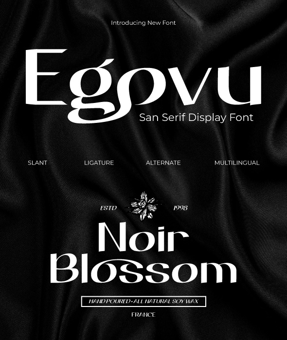 Egovu - Display Font
