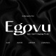 Egovu - Display Font