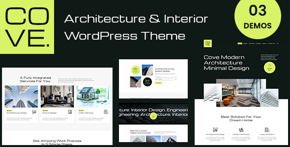 Cove – Architecture & Interior WordPress Theme