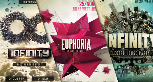 Electro Event Flyers