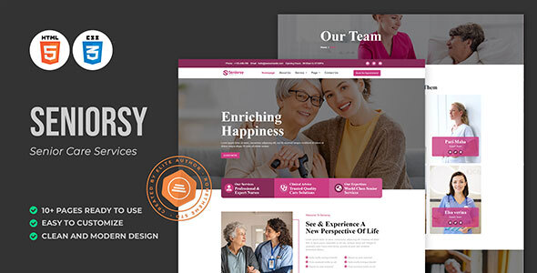 [DOWNLOAD]Seniorsy - Senior Care Services HTML Template