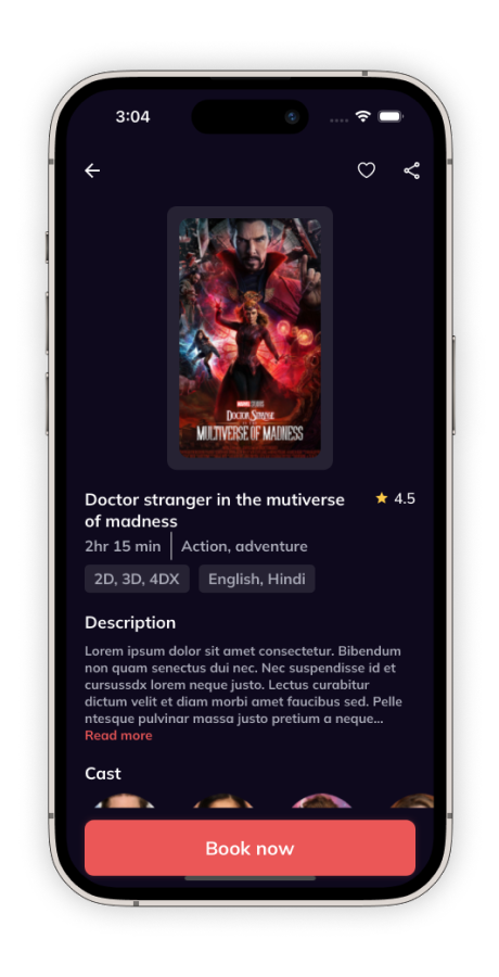 Movie Ticket Booking App Template in Flutter | BookMyShow Clone | Multi ...