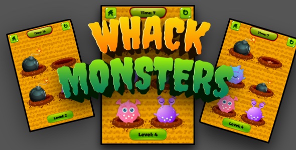 Whack Monsters - Cross Platform Casual Game