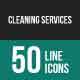 Cleaning Services Line Icons