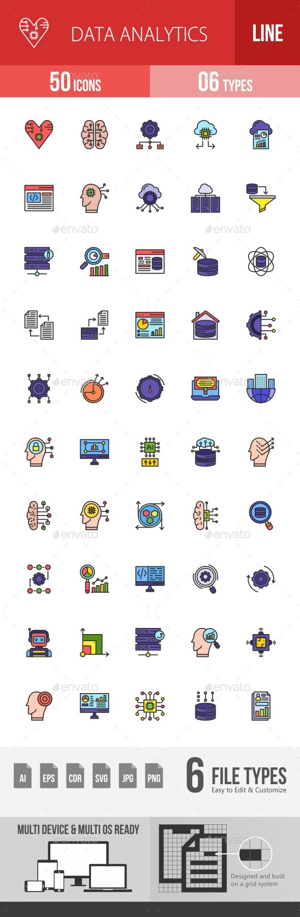 [DOWNLOAD]Data Analytics Filled Line Icons