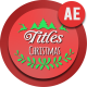 Merry Christmas Titles - VideoHive Item for Sale