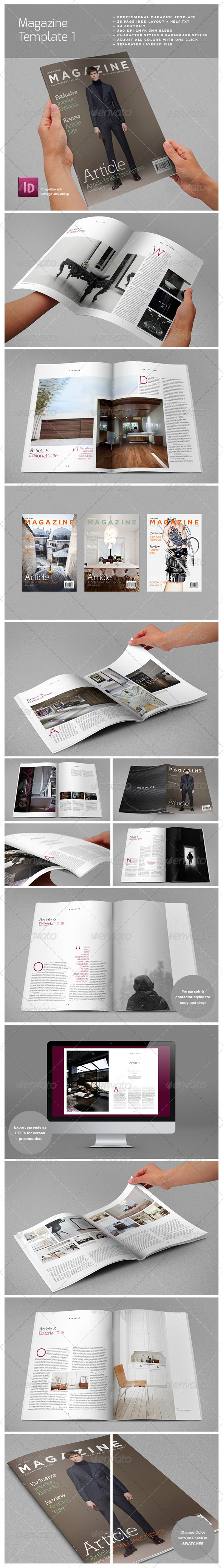 Magazine Complete Template - Magazines Print Templates
