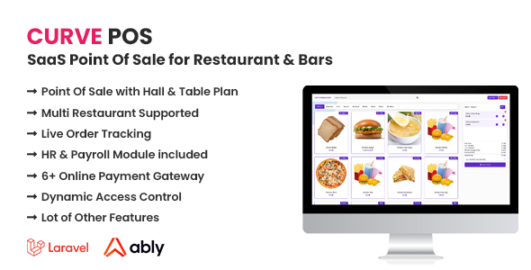 Curve POS  SaaS Point Of Sale System for Restaurants & Bars
