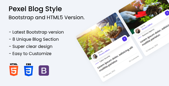 [DOWNLOAD]Pexel Blog Style - Bootstrap and HTML5 Version