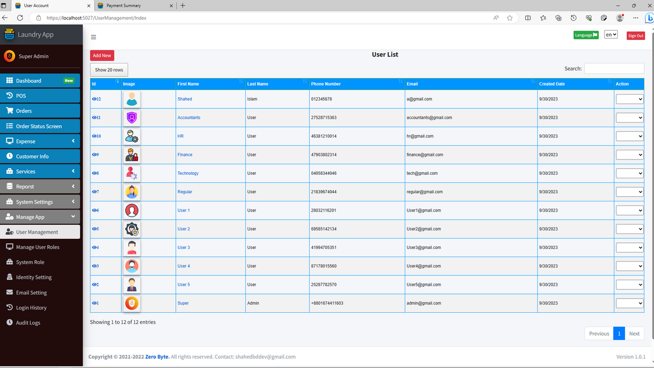 Laundry Box POS and Order Management System by shaheddev | CodeCanyon