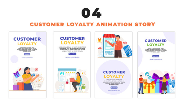 Flat Design Customer Loyalty Instagram Story
