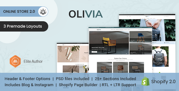 Olivia – Shopify Multi Purpose Theme