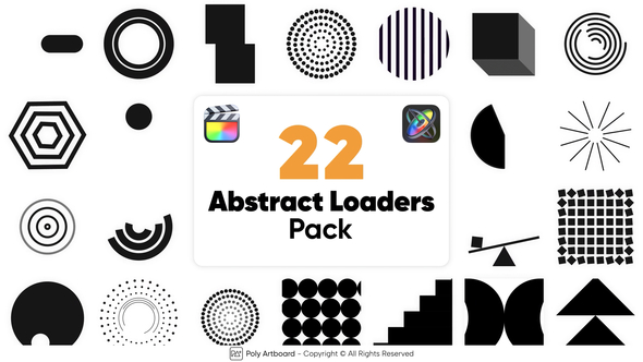 Abstract Loaders Pack For Final Cut Pro X