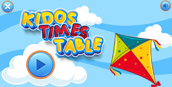 Kidos Times Table Game- Educational Game - HTML5, Construct 3