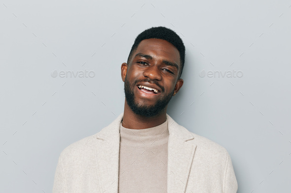 Photo Face of happy smiling African man Image #1952424