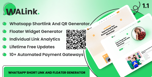 WALink - WhatsApp Shortlink and Floater Generator