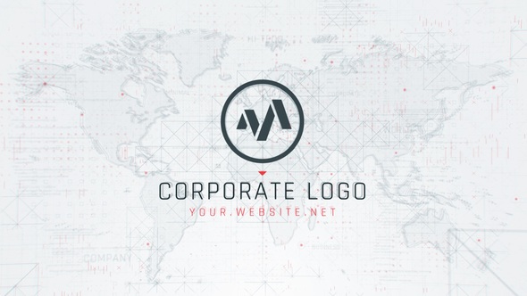 Corporate Map Logo Logo Stings template preview