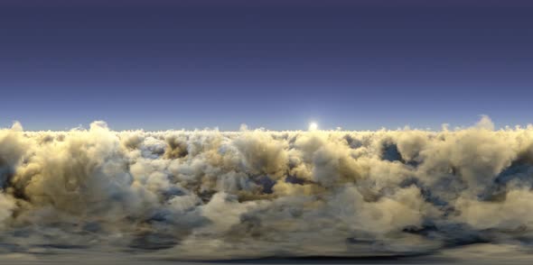 Sunset Clouds 360 VR