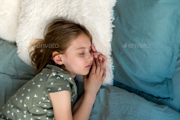 Portrait Of Preteen Girl Indoors Stock Photo By Afgreen 