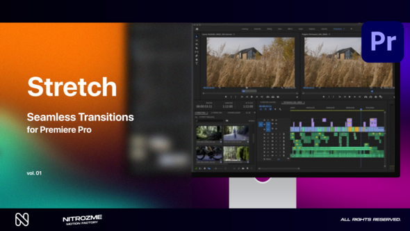 Stretch Transitions Vol. 01 for Premiere Pro