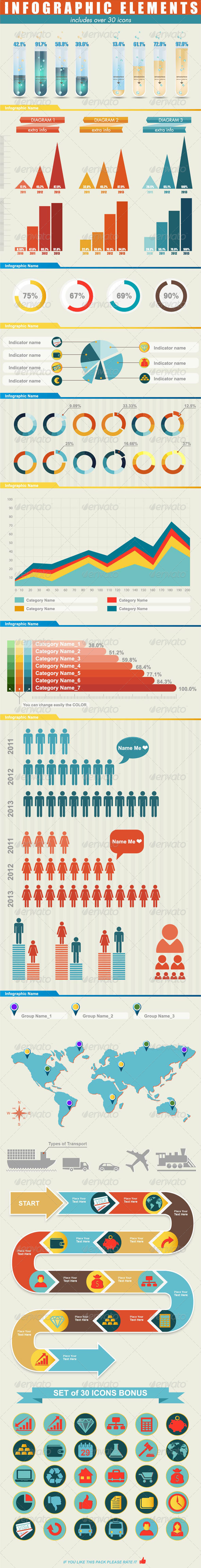 Infographic Elements - Infographics