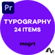 Typography | Mogrt - VideoHive Item for Sale