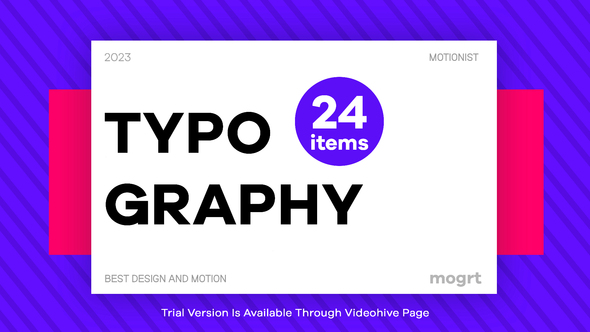 Typography | Mogrt