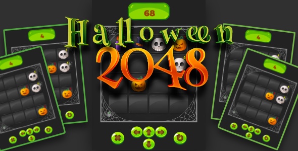 Halloween 2048 - Cross Platform Puzzle Game