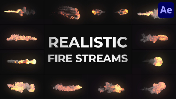 Realistic Fire Streams for After Effects