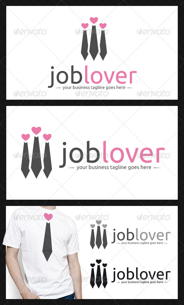 Job Lover Logo Template - Humans Logo Templates