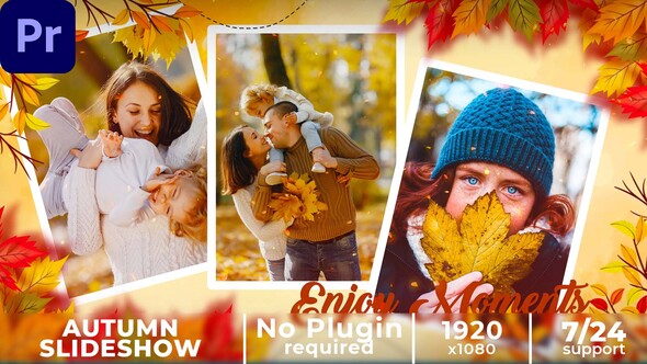 Autumn Memories Slideshow MOGRT