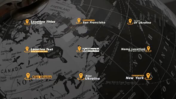 Location Titles | After Effects Titles template preview