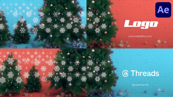 Christmas Logo for After Effects