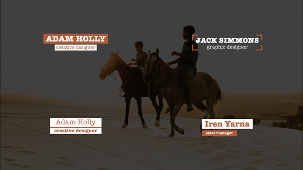 Lower Thirds Pack | AE Elements template preview