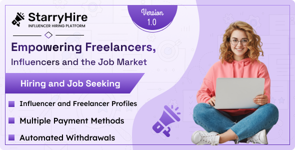 [DOWNLOAD]StarryHire - Empowering Freelancers, Influencers, and the Job Market